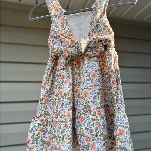 Cat & Jack Floral Kids Dress in Pink and Green Size 6/7 - Picture 7 of 11